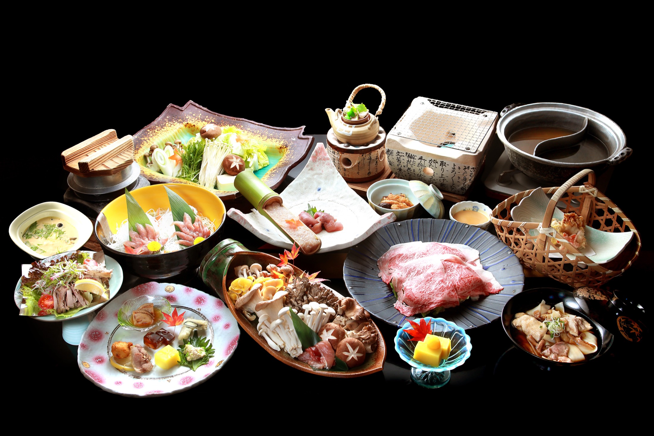 高級食材キジ料理フルコース